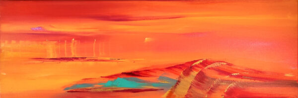 Lame de fond - Peinture 20x50cm – Image 2