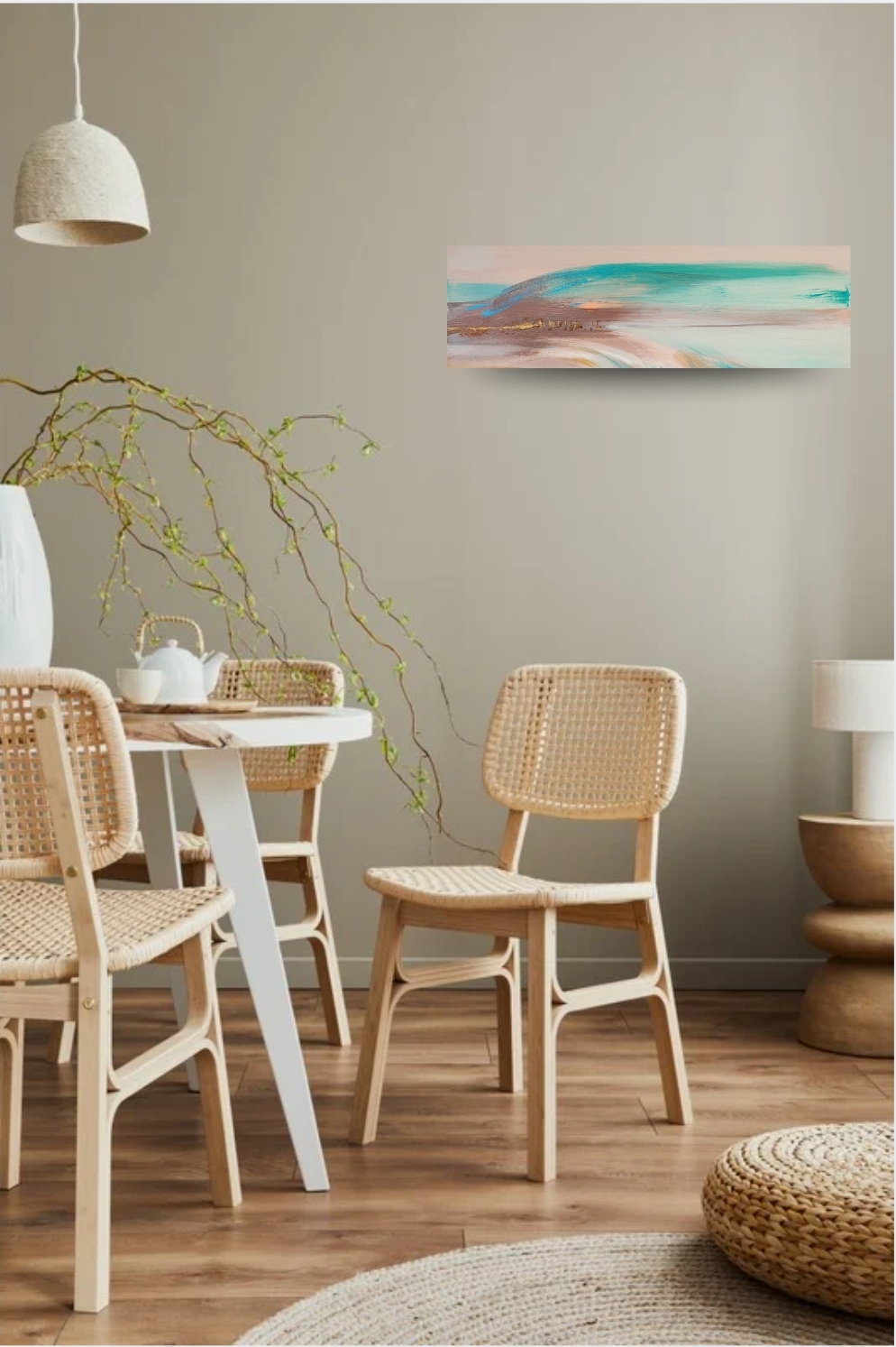 Tableau (20x50) personnalisé pour vous, en contact avec l'artiste. – Image 2