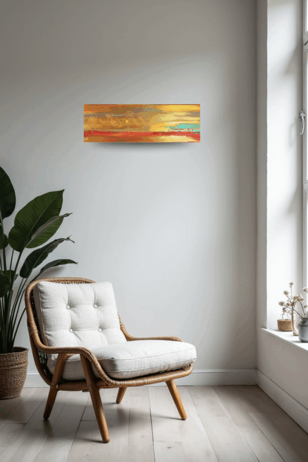 S'élancent les âmes- Peinture 20x50cm