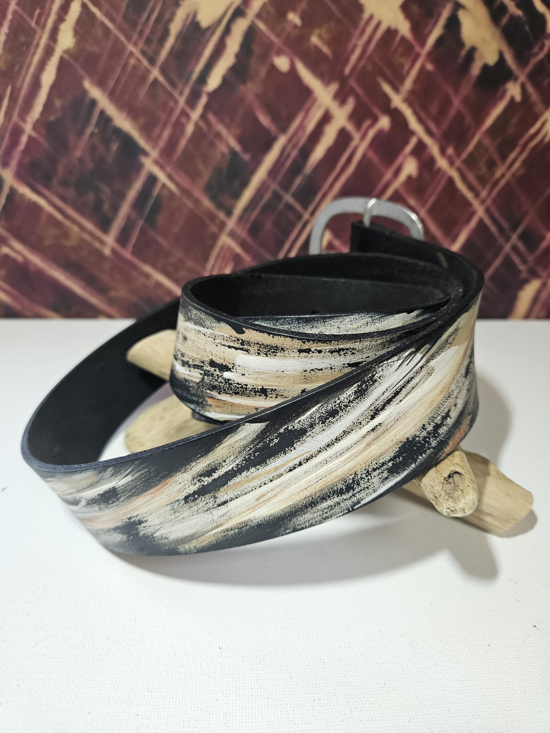 Ceinture en cuir - L'arrachée | VENDUE – Image 2