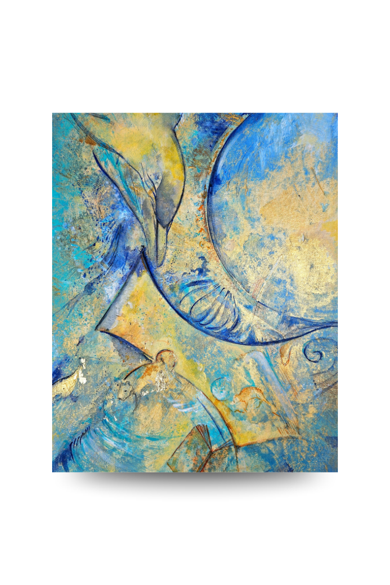 Une peinture sensible qui parle de reconnexion à soi