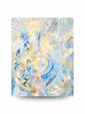 Peinture Univers -La clé du temps