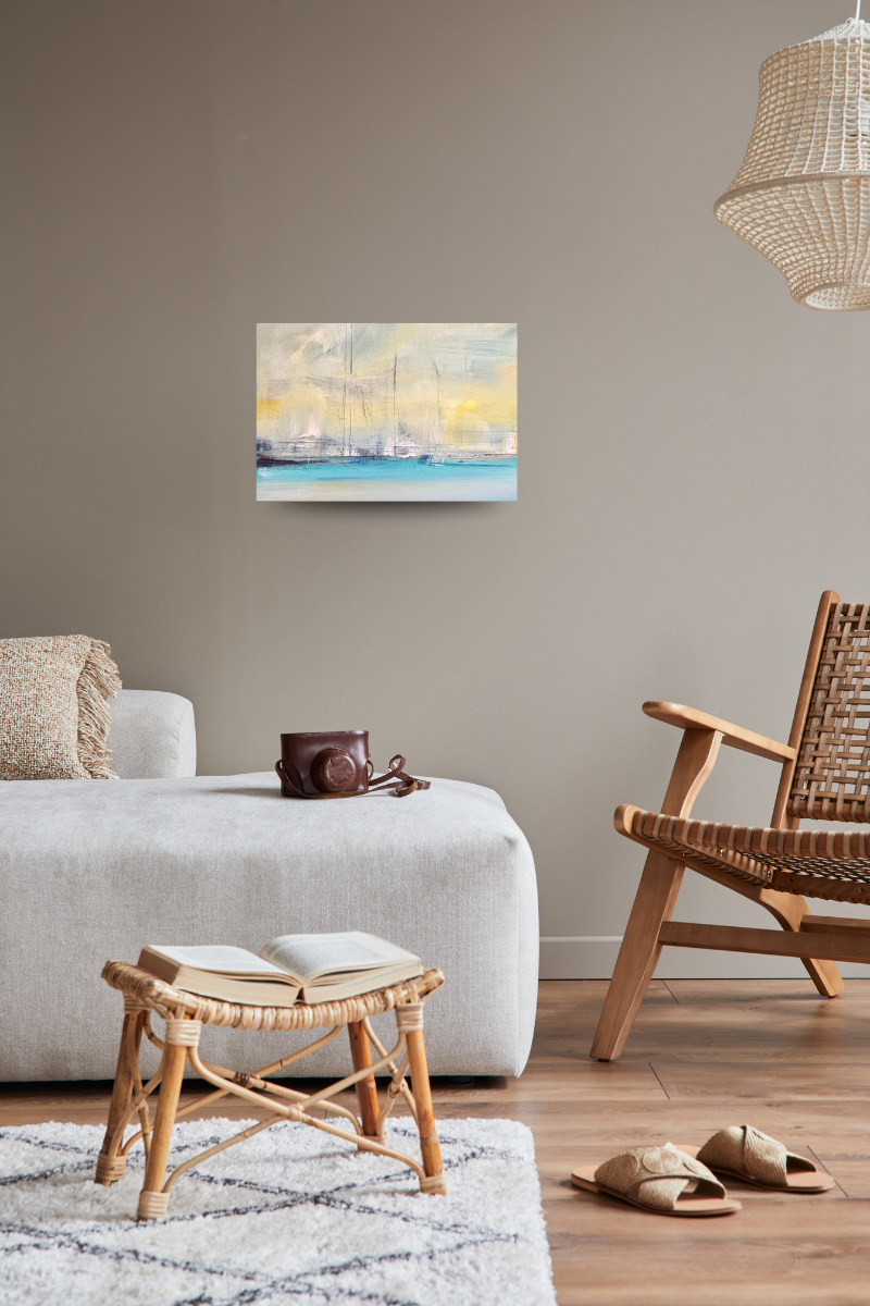 Peinture 50cm x 80cm- Le réveil – Image 2