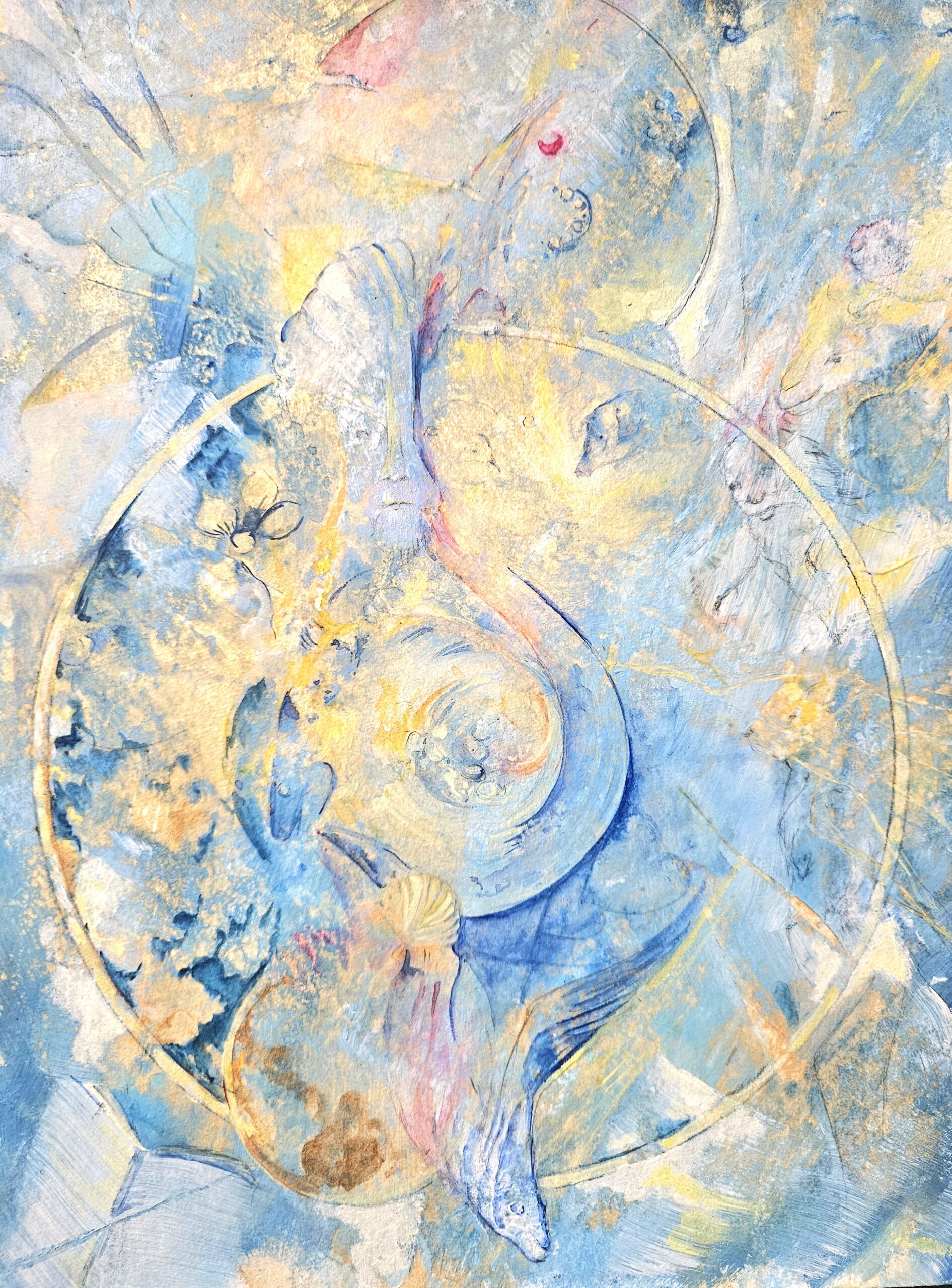Peinture Univers -La clé du temps – Image 2