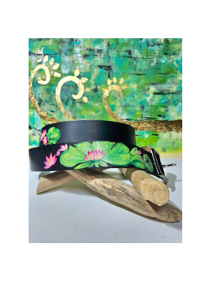 Ceinture en cuir - Lotus I VENDUE