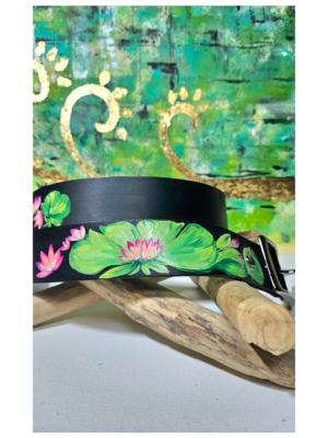 Ceinture en cuir - Lotus I VENDUE