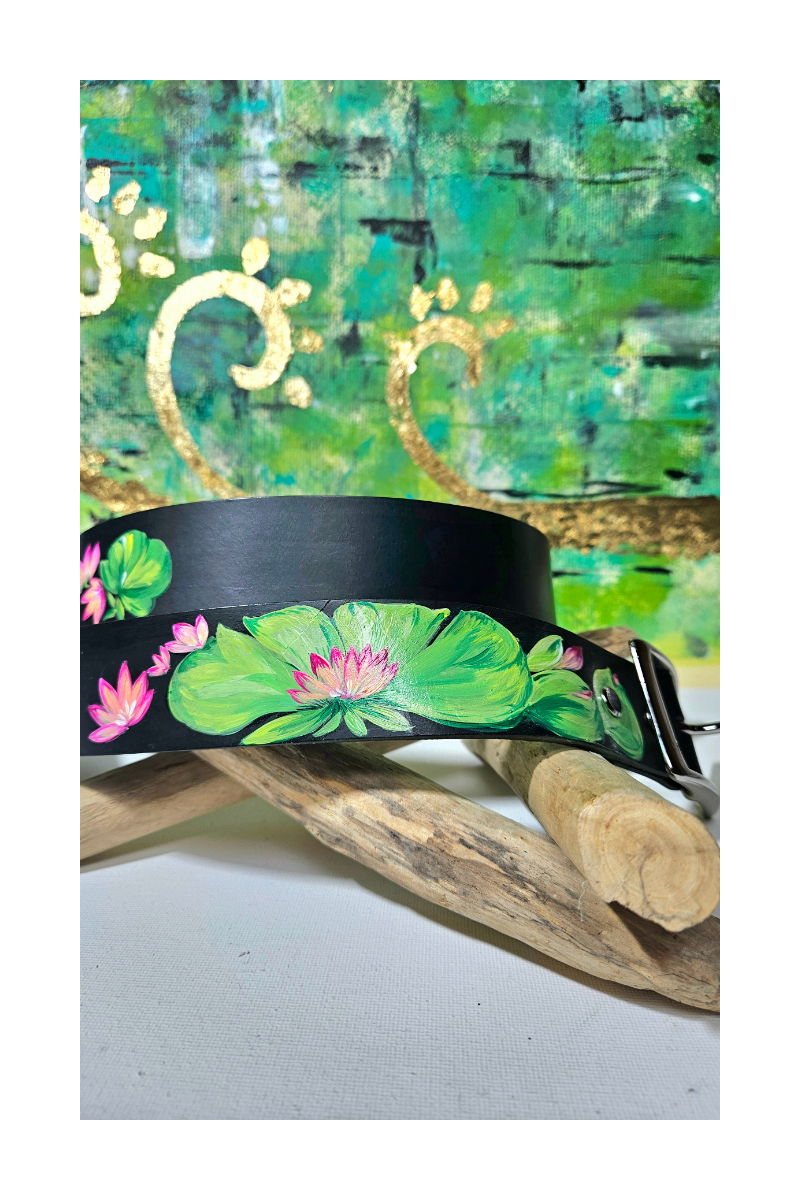 Ceinture en cuir - Lotus I VENDUE
