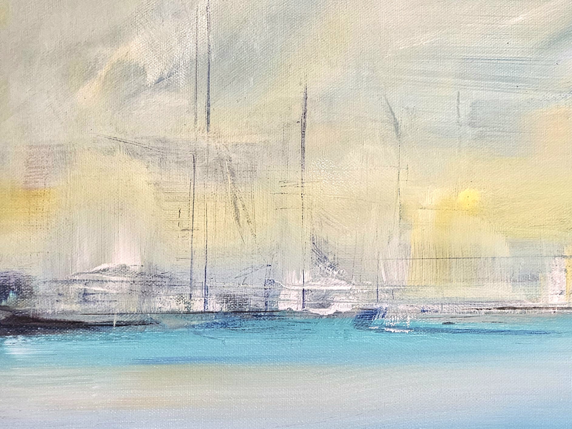 Peinture 50cm x 80cm- Le réveil – Image 3