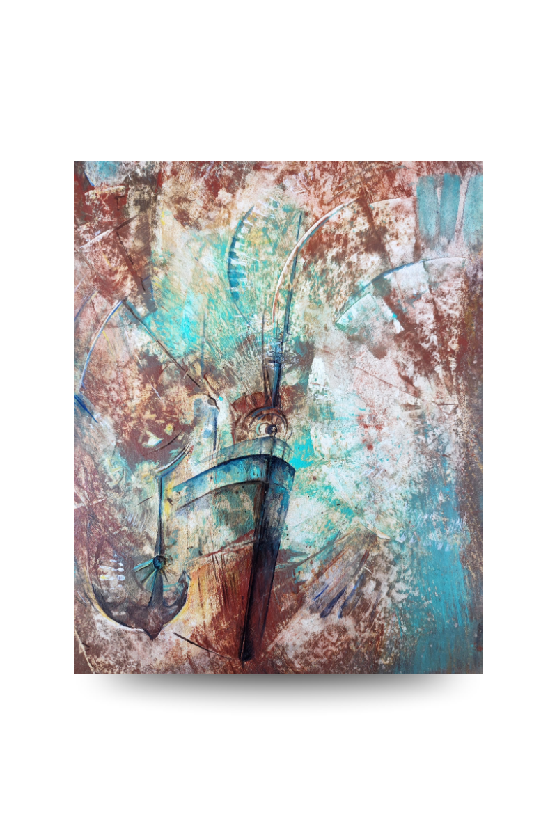 Peinture Univers - La traversée