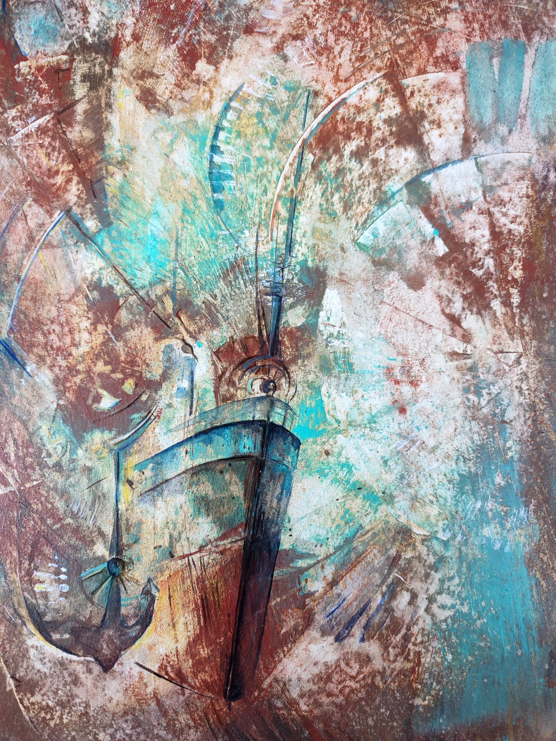 Peinture Univers - La traversée – Image 2