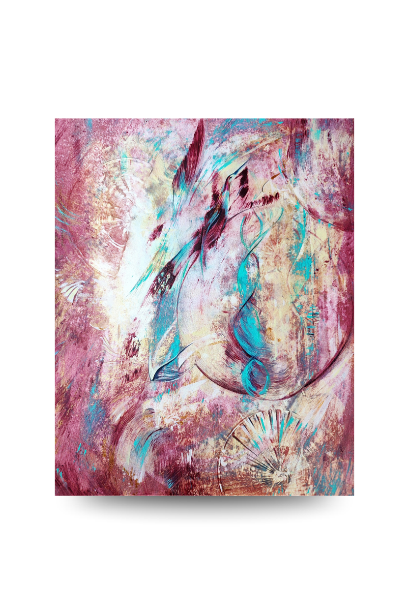 Peinture Univers -L'anneau du temps