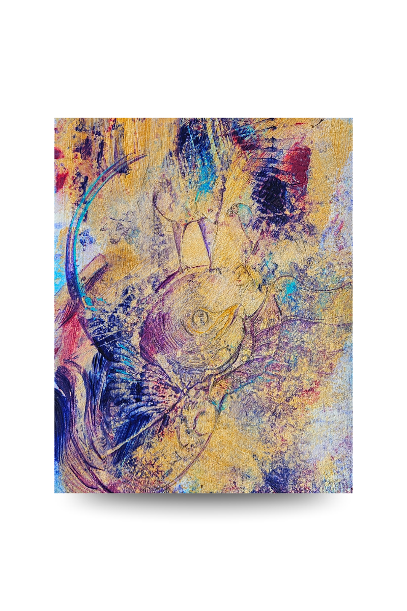 Peinture Univers -Le cordon du monde I VENDUE